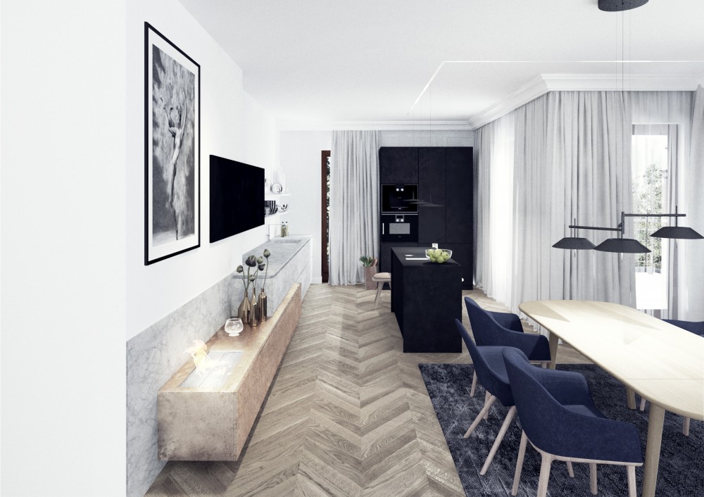 VC2_Wnętrza apartamentu w Poznaniu